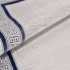 Krem Çerçeveli Akrilik Makine Halısı