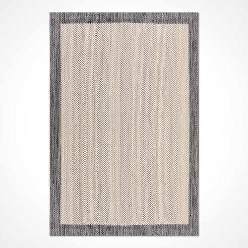 Bej Çerçeveli Pamuk Makine Halısı