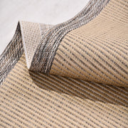 Kahverengi Çerçeveli Pamuk Makine Halısı