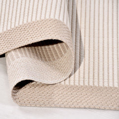 Bej Çerçeveli Pamuk Makine Halısı