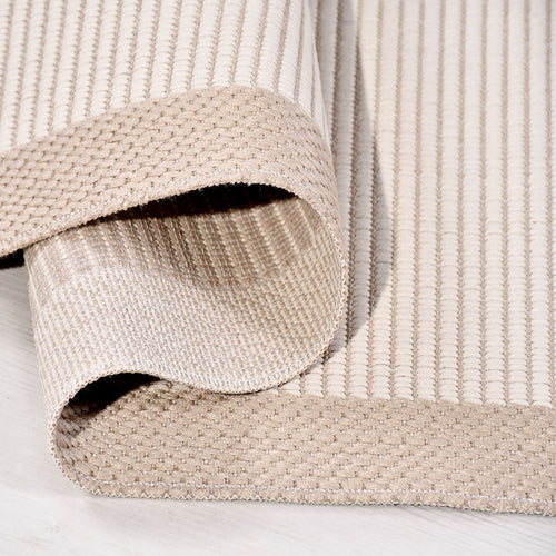 Bej Çerçeveli Pamuk Makine Halısı