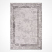 Krem Çerçeveli Akrilik Makine Halısı