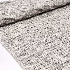 Damesk Gri Düz Polipropilen Makine Halısı