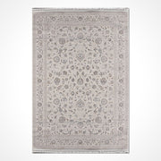 Krem Çerçeveli Polyester Makine Halısı