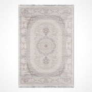 Krem Göbekli Polyester Makine Halısı