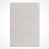 Cream Light Grey Modern Living Room Rug - Polyester