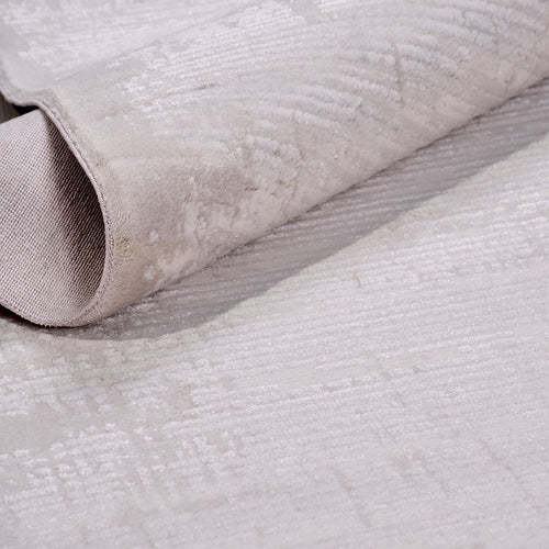 Krem Modern Akrilik Makine Halısı