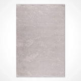 Gri Salon Halısı Beyaz Soyut Desenli