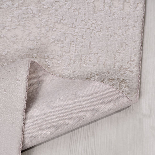 Krem Modern Akrilik Makine Halısı