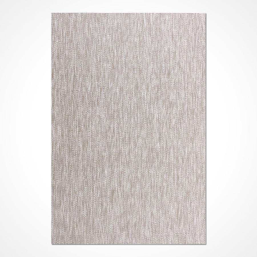 Bej Dokulu Düz Triko Halı - Pati Dostu - Toz Vermez