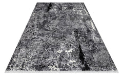 Halınet Adelina Gri Modern Pamuk Makine Halısı