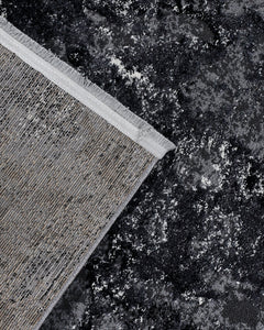 Halınet Adelina Gri Modern Pamuk Makine Halısı