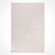 Krem Modern Polip Makine Halısı