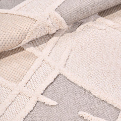 Bej Modern Polip Makine Halısı