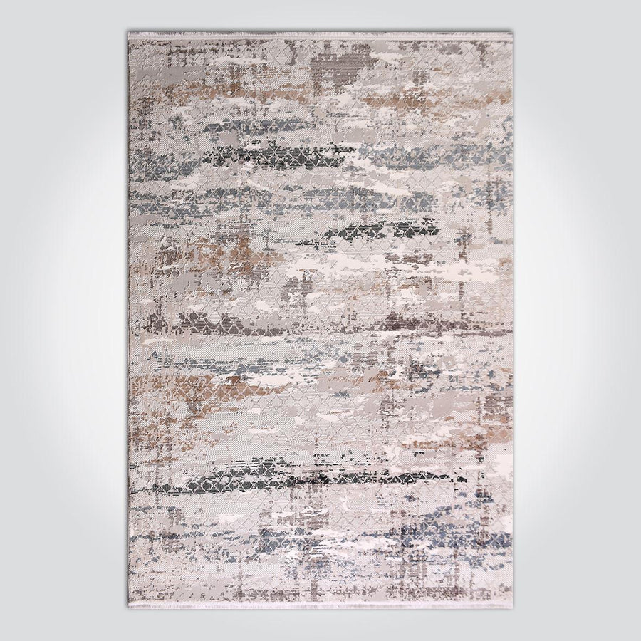 Dokulu Eskitme Triko Halı - Pati Dostu - Toz Vermez