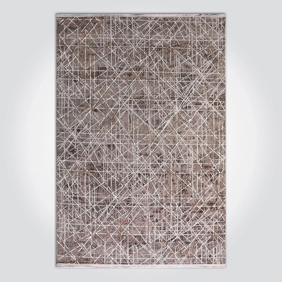 Dokulu Eskitme Triko Halı - Pati Dostu - Toz Vermez