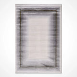 Modern Grey Geometric Patterned Acrylic Rug