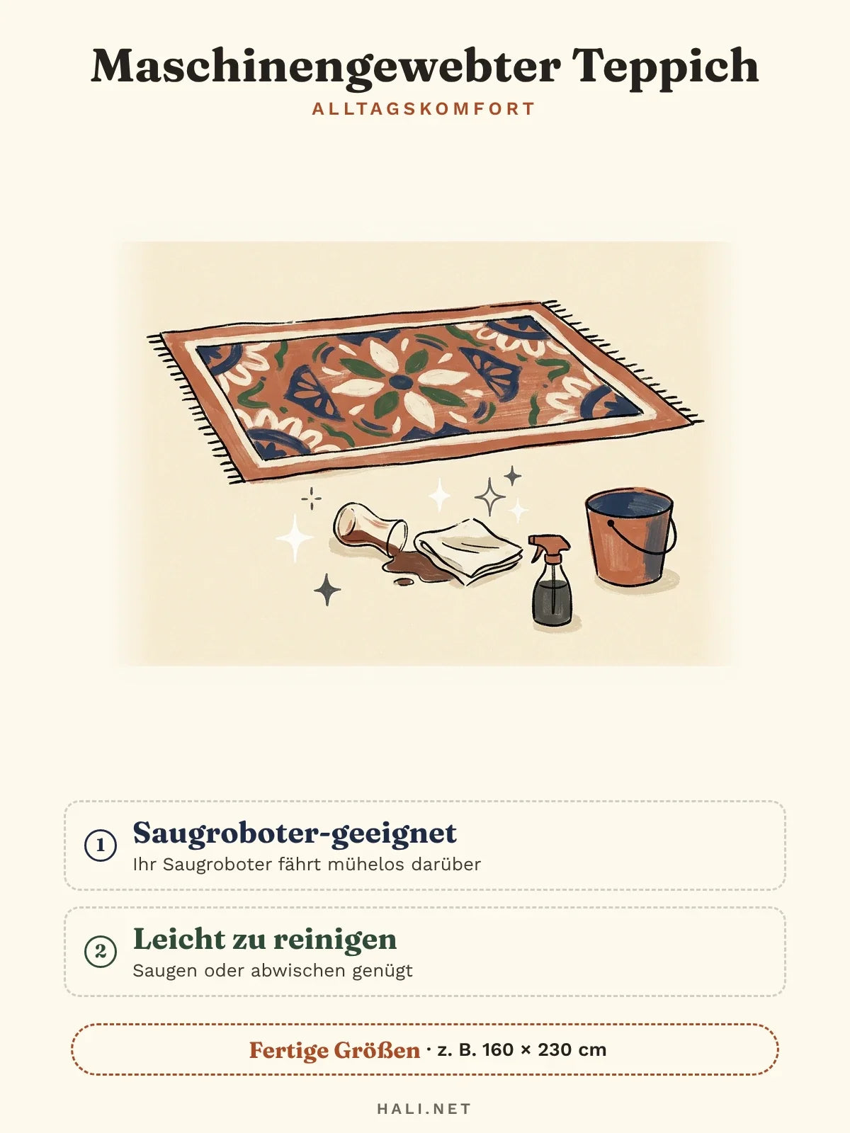hlc-de: Maschinengewebter Teppich Eigenschaften