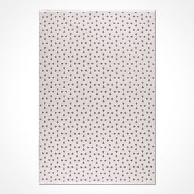 Krem Dokulu Geometrik Triko Halı - Pati Dostu - Toz Vermez