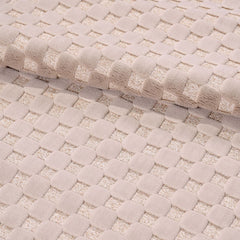 Bej Modern Polyester Makine Halısı