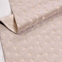 Bej Modern Polyester Makine Halısı