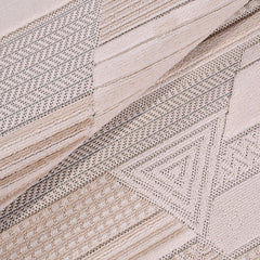 Bej Modern Polyester Makine Halısı