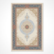 Willew Krem Klasik Viskon Akrilik Makine Halısı