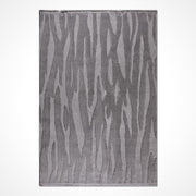 Gri Modern Polyester Makine Halısı