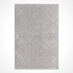 Abscond Geometrik Pamuk Makine Halısı