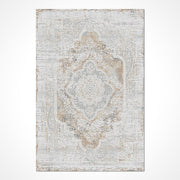 Mosaic Gri Klasik Viskon Makine Halısı