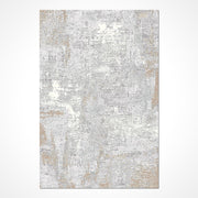 Junipar Gri Soyut Viskon Makine Halısı