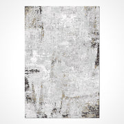 Kaleidoscope Gri Soyut Viskon Makine Halısı