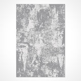 Gray White Distressed Living Room Rug MD011 - Polyester