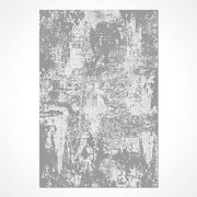 Oyster Gri Soyut Viskon Makine Halısı