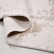 Bej Modern Akrilik Makine Halısı