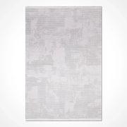 Gri Dokulu Minimalist Triko Halı - Pati Dostu - Toz Vermez