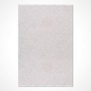 Krem Modern Akrilik Makine Halısı