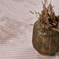 Bej Modern Akrilik Makine Halısı