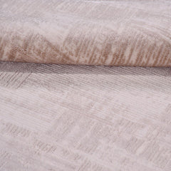 Bej Modern Akrilik Makine Halısı