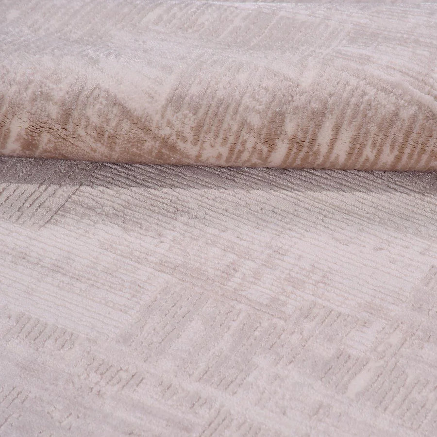 Dusty Pink Abstract Area Rug in Modern Design – image 2