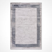 Gri Çerçeveli Akrilik Makine Halısı