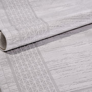 Gri Çerçeveli Akrilik Makine Halısı