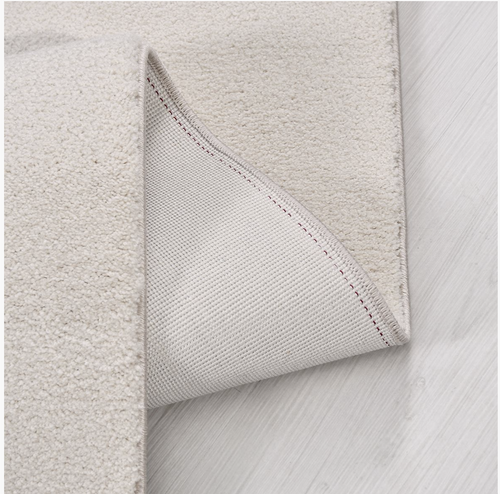 Piera Ekru Modern Polyester Shaggy Yumuşak Makine Halısı