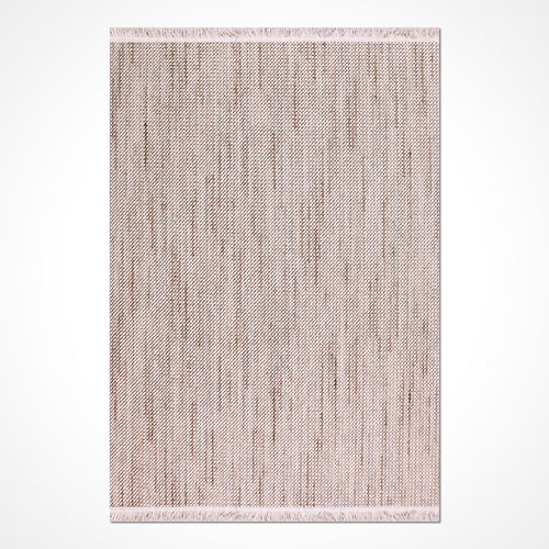 Bej Modern Polyester Makine Halısı