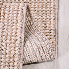 Bej Modern Polyester Makine Halısı