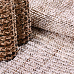 Bej Modern Polyester Makine Halısı