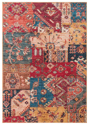 Pimbo Çok Renkli Etnik Patchwork Modern Halısı