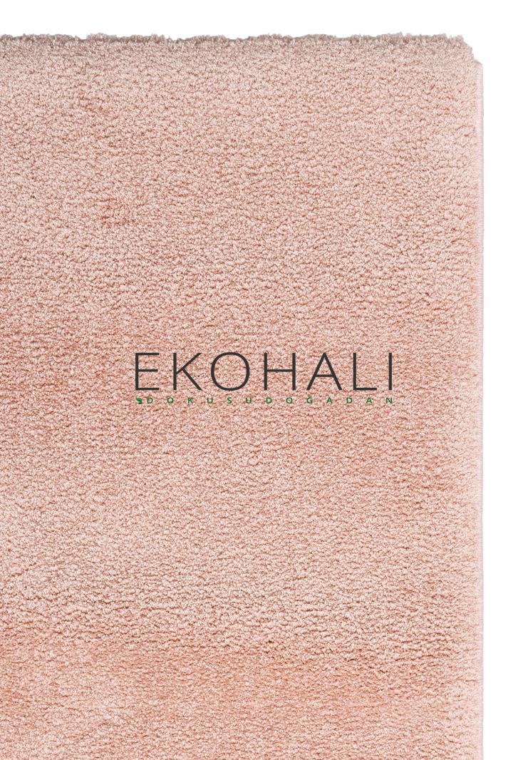 Zuvra Pembe Düz Renk Modern Micro Polyester Halı – genel görünüm