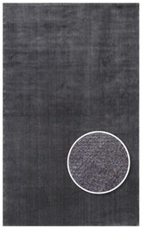 Lirisi Anthracite Grey Solid Colour Modern Special Loom Rug