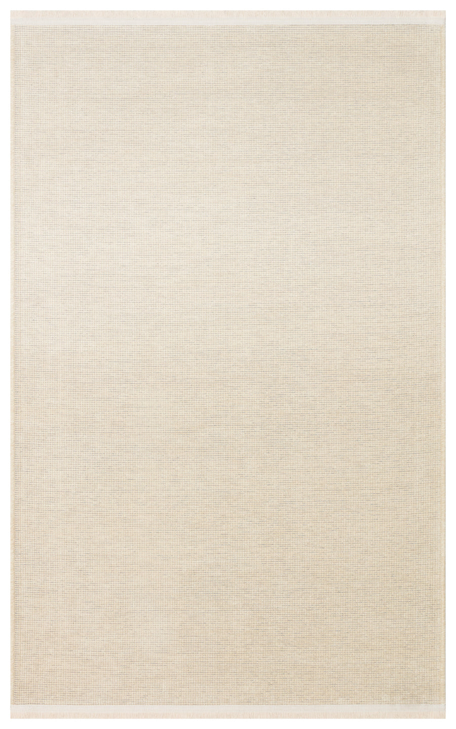 Varni Krem Sade Yüzeyli Açık Tonlu Modern Kilim